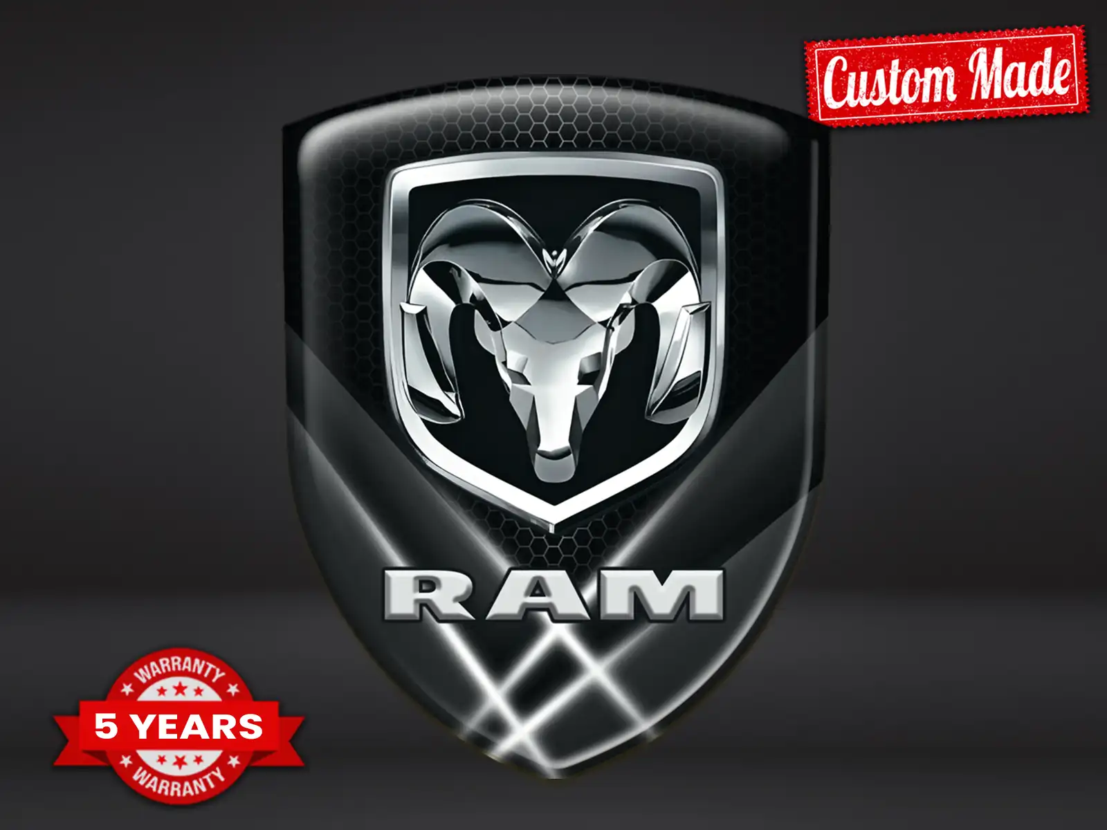 Dodge Logosticker Gedruckt Pro Max Robust Stilvoll